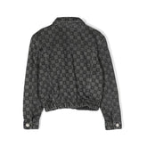 Logo Print Denim Jacket